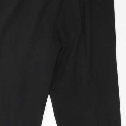 Womens UK Size 14 Marks and Spencer Regular Fit  Black Trousers