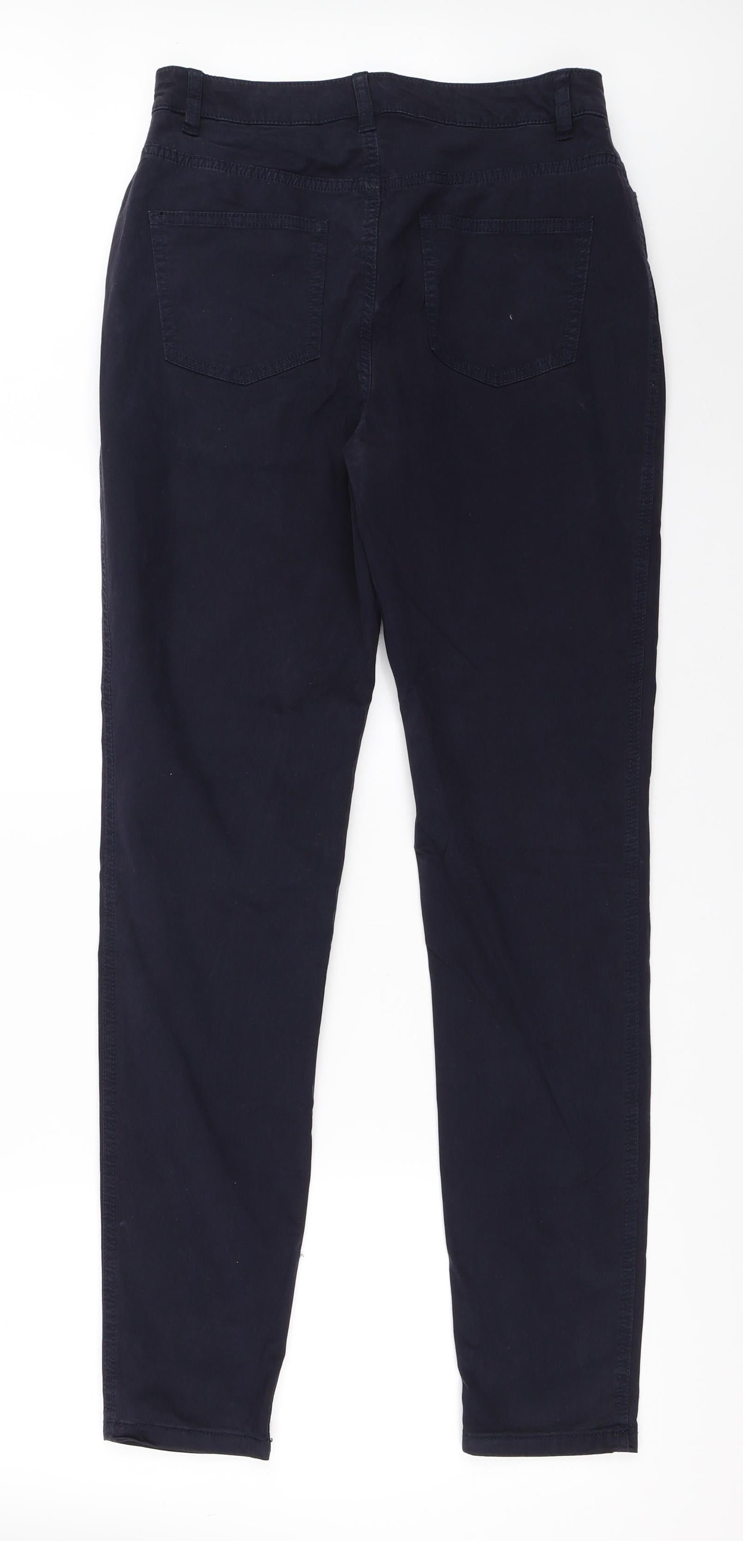 Womens UK Size 29 in Marks and Spencer Regular Fit Chino Blue Trousers