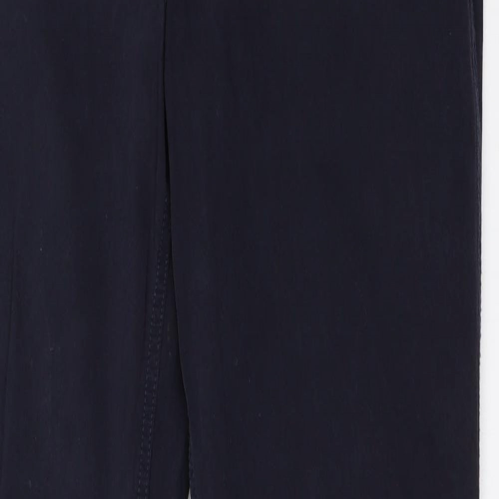 Womens UK Size 29 in Marks and Spencer Regular Fit Chino Blue Trousers