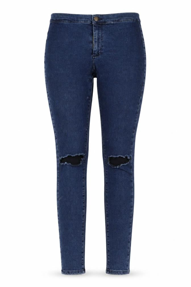Womens UK Size 28 in Topshop Regular Fit Skinny Blue Jeans