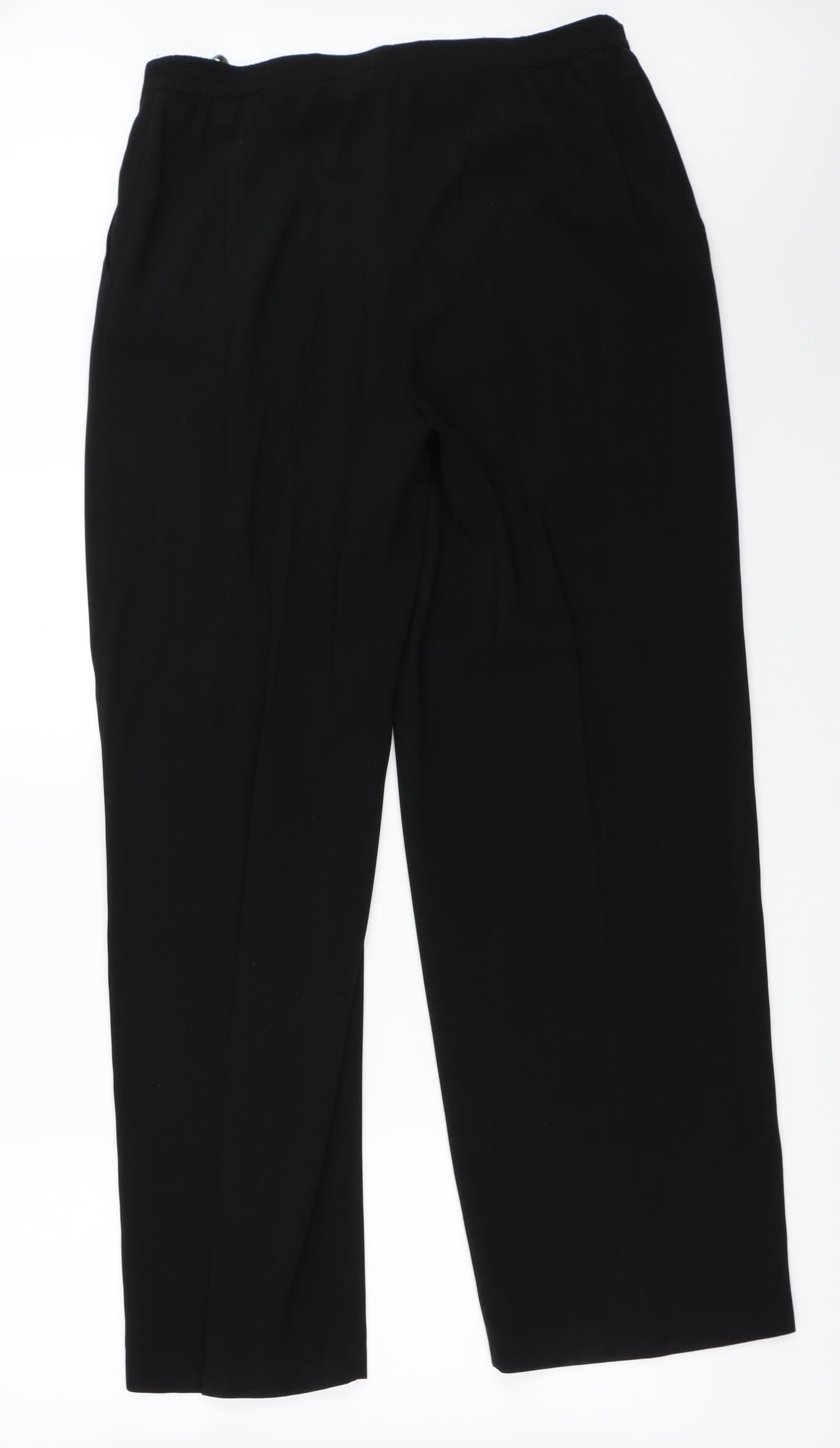 Womens UK Size 18 Gelco Regular Fit  Black Trousers