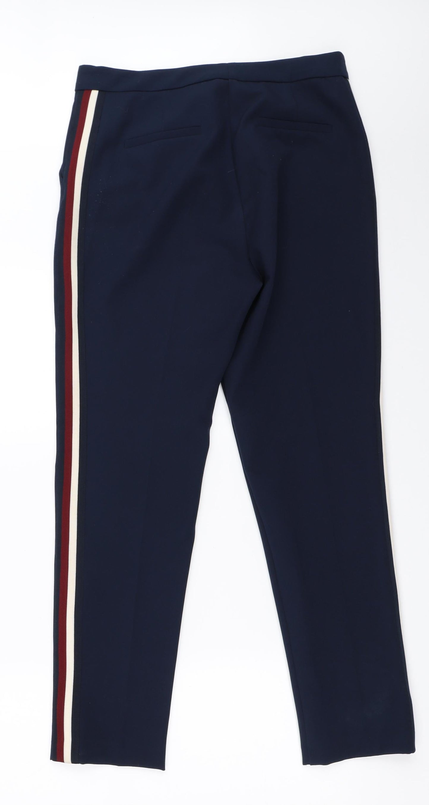 Womens UK Size 10 Marks and Spencer Regular Fit  Blue Trousers