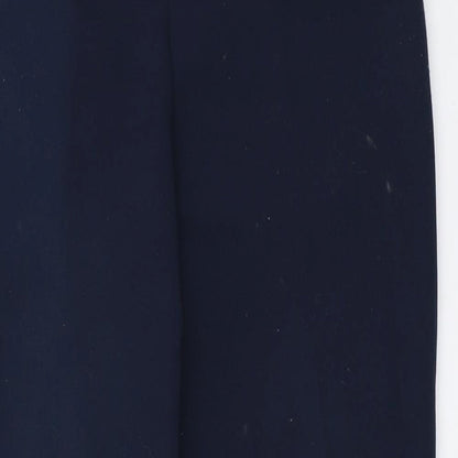 Womens UK Size 10 Marks and Spencer Regular Fit  Blue Trousers