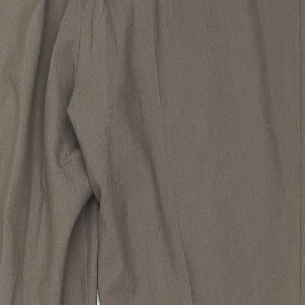 BM Womens Brown   Capri Trousers Size 18 L25 in