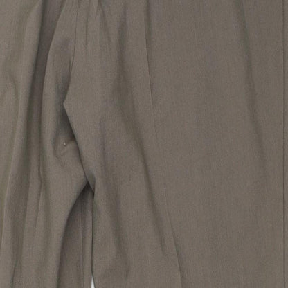 BM Womens Brown   Capri Trousers Size 18 L25 in