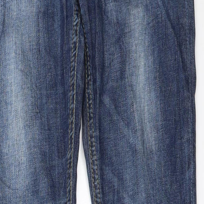 Cross Womens Blue  Denim Straight Jeans Size 26 in L32 in