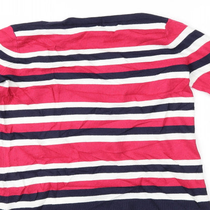 Papaya Womens Multicoloured Striped  Basic Blouse Size 10