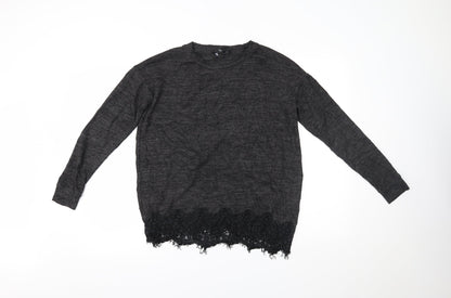 F&F Womens Grey   Basic Blouse Size 8