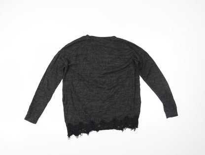 F&F Womens Grey   Basic Blouse Size 8