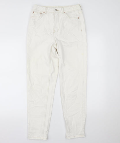Topshop Womens White  Denim Skinny Jeans Size 28 L32 in
