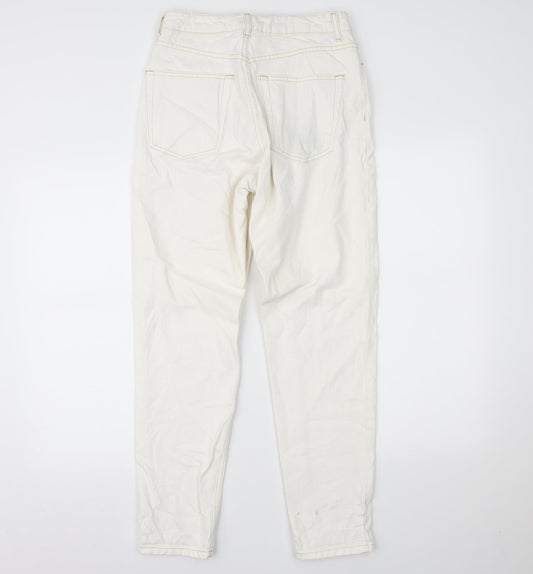 Topshop Womens White  Denim Skinny Jeans Size 28 L32 in