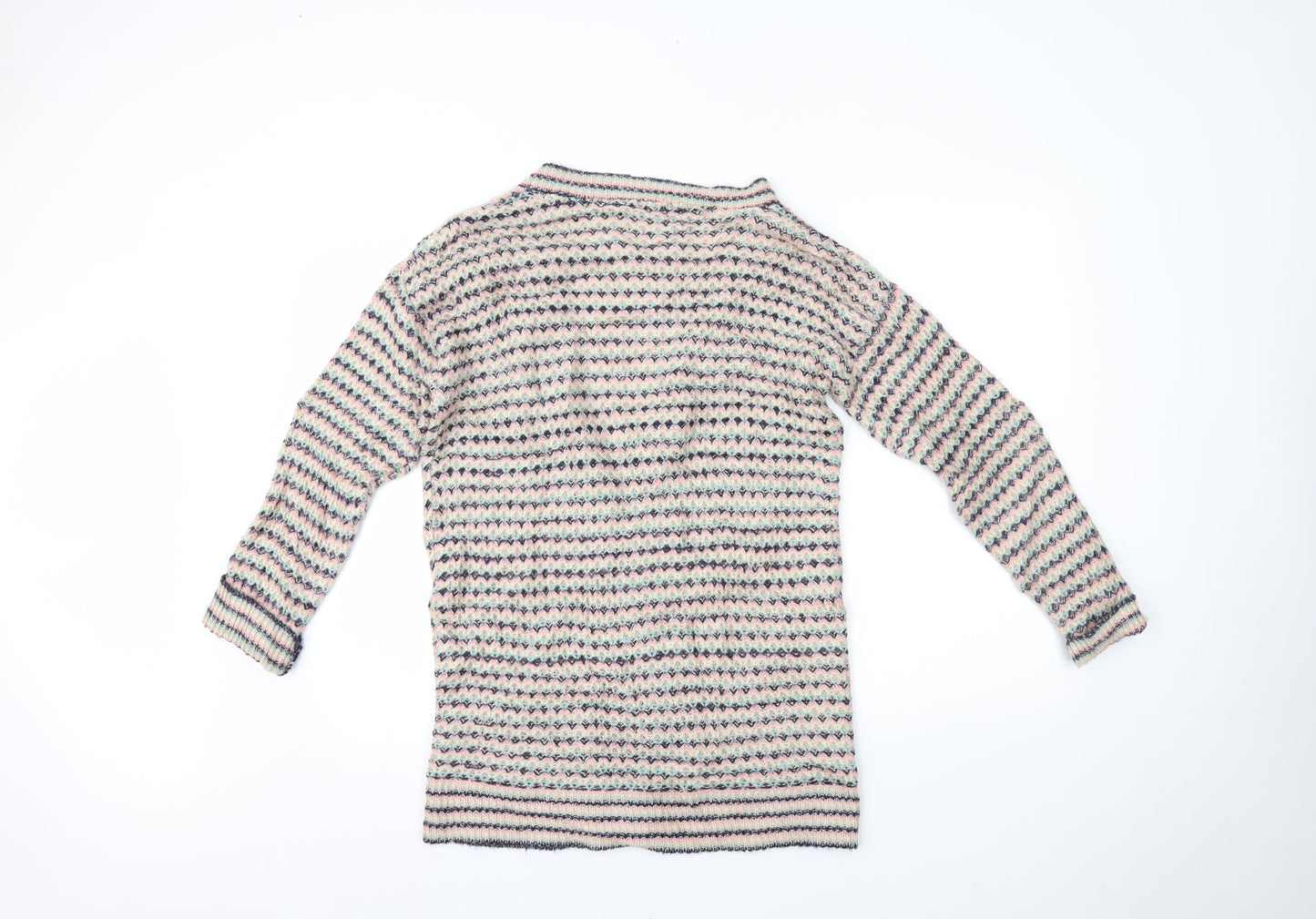 Womens UK Size L Internacionale Multicoloured Cardigan Jumper