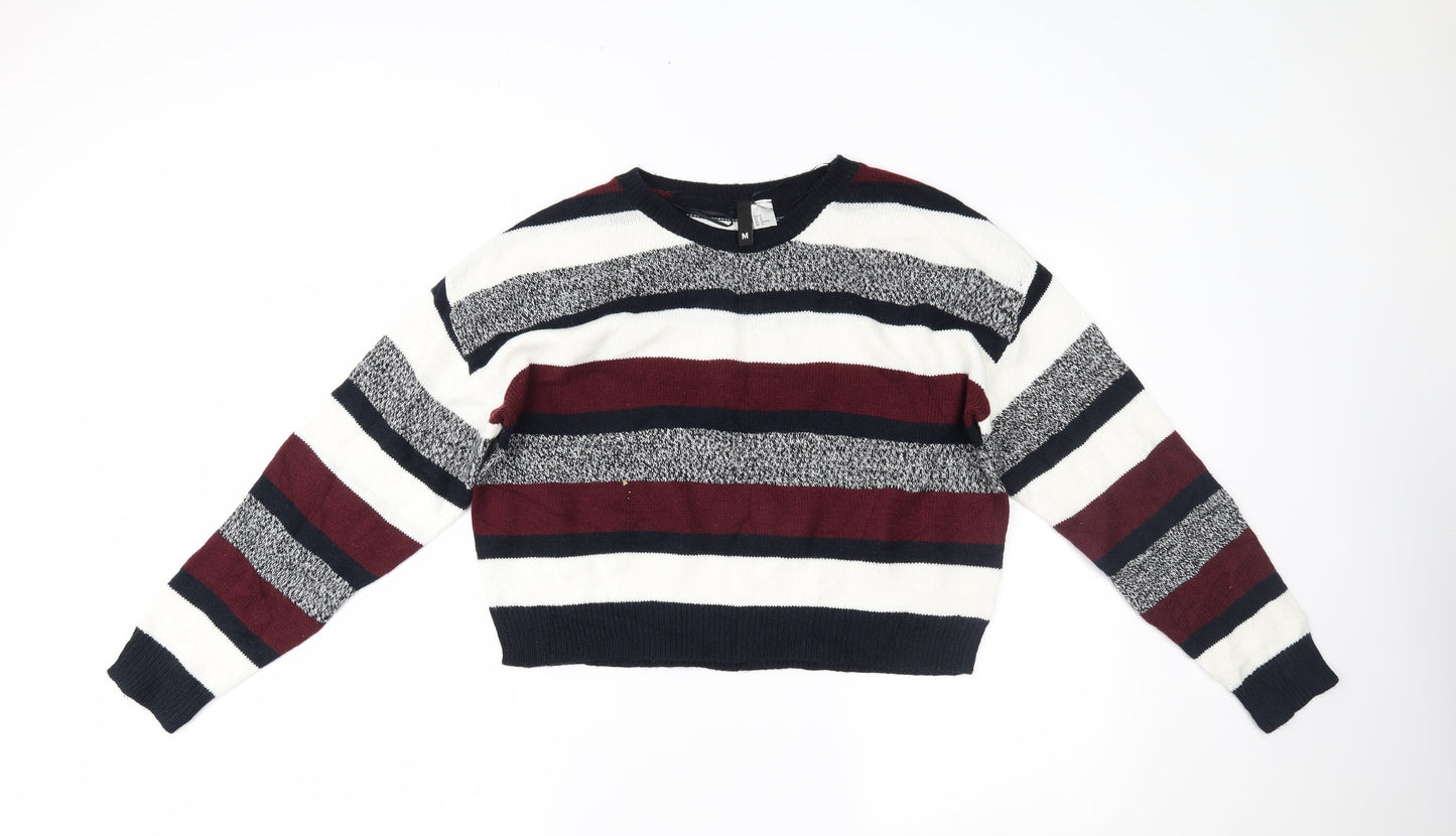 Womens UK Size M H&M Multicoloured Pullover Jumper