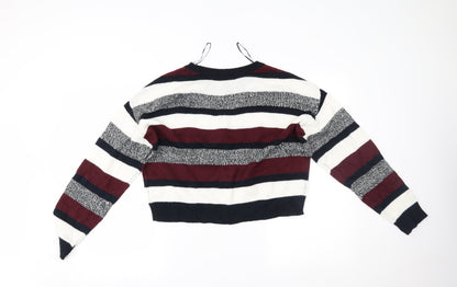 Womens UK Size M H&M Multicoloured Pullover Jumper