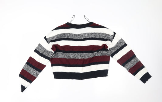 Womens UK Size M H&M Multicoloured Pullover Jumper