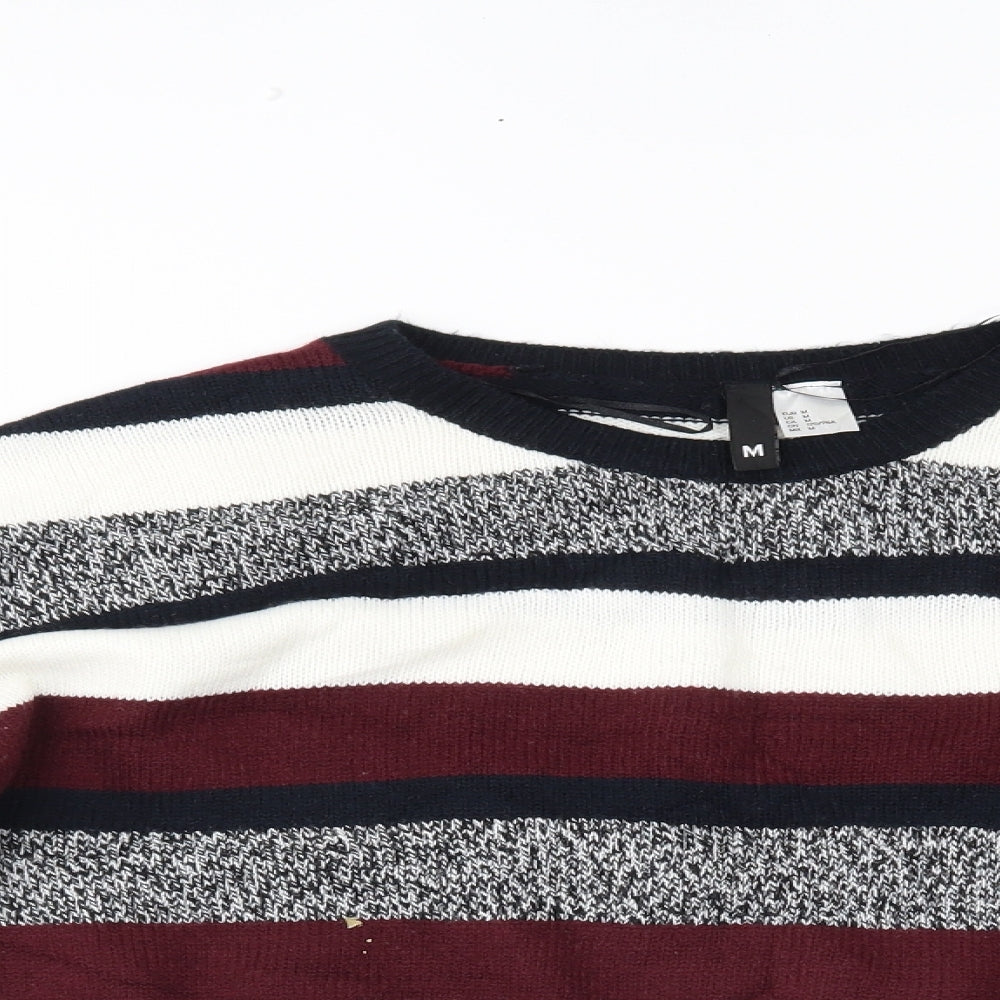 Womens UK Size M H&M Multicoloured Pullover Jumper