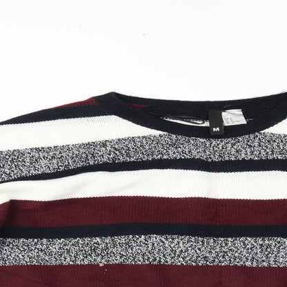 Womens UK Size M H&M Multicoloured Pullover Jumper