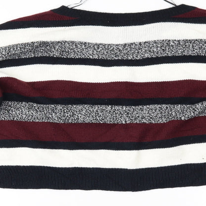 Womens UK Size M H&M Multicoloured Pullover Jumper