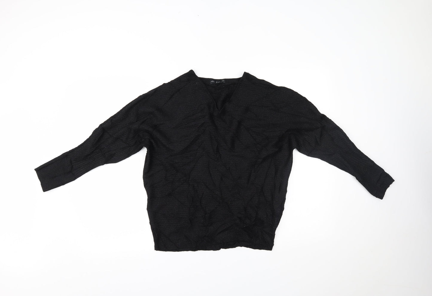 F&F Womens Black   Basic Blouse Size 8