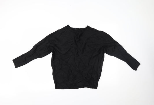 F&F Womens Black   Basic Blouse Size 8