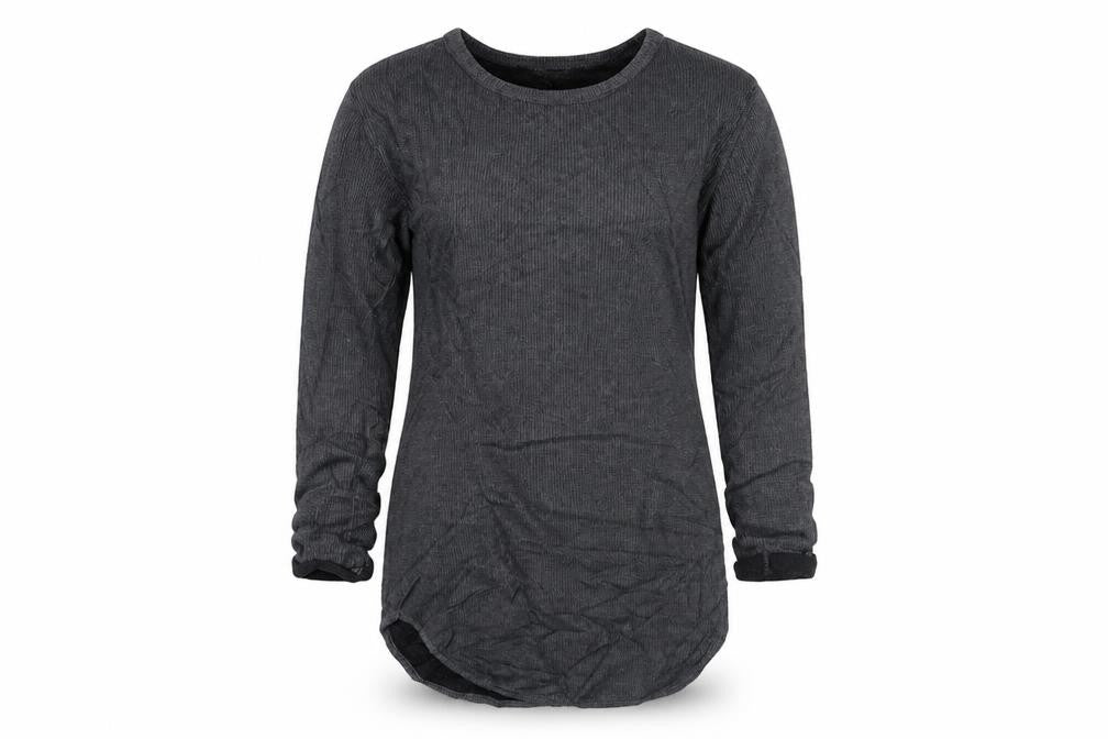 Womens UK Size 8 Topshop Grey Basic Blouse