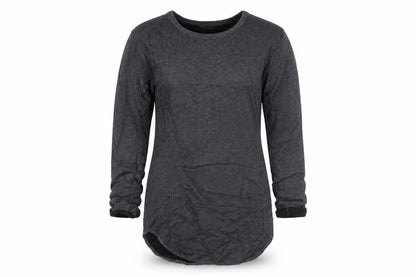 Womens UK Size 8 Topshop Grey Basic Blouse