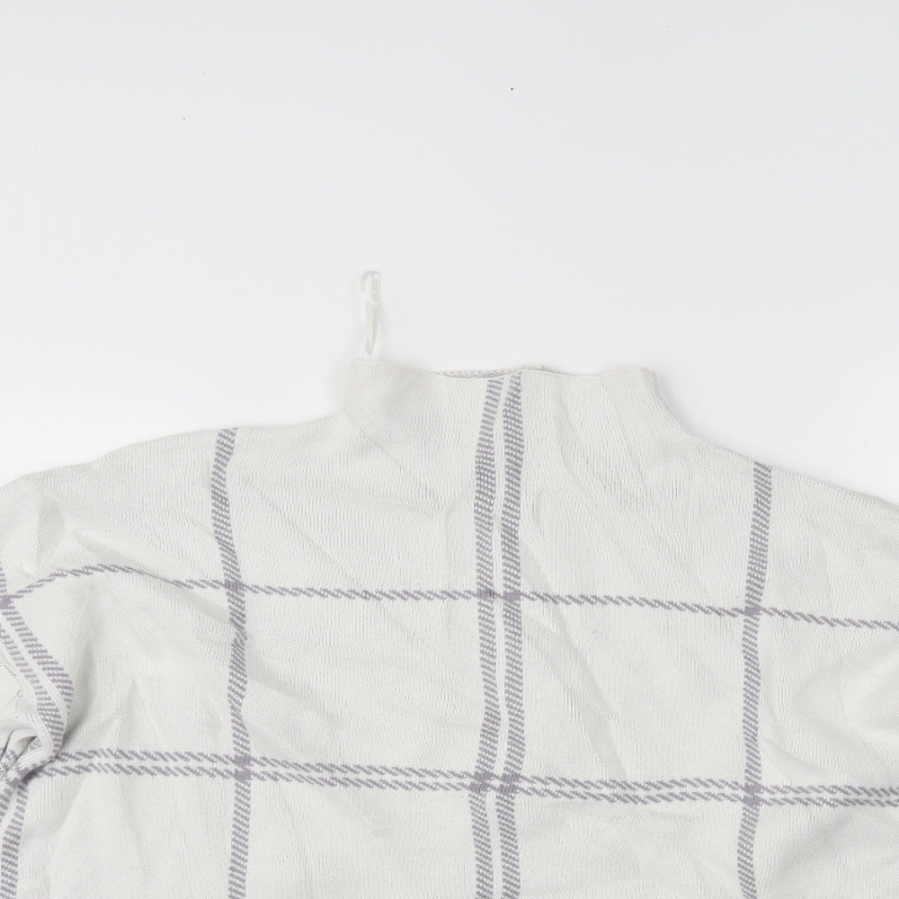 Womens UK Size M New Look White Pullover Jumper