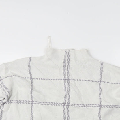 Womens UK Size M New Look White Pullover Jumper