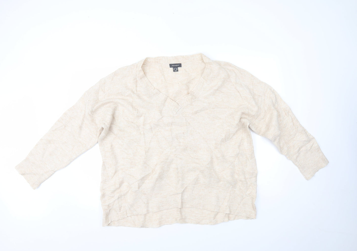 Primark Womens Beige   Pullover Jumper Size L
