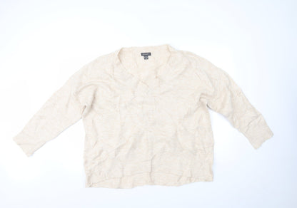 Primark Womens Beige   Pullover Jumper Size L