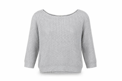 Womens UK Size S Oasis Grey Pullover Jumper
