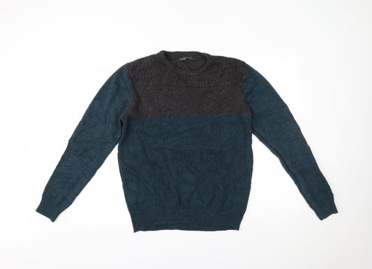 Primark Mens Blue   Pullover Jumper Size S