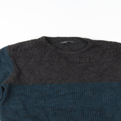 Primark Mens Blue   Pullover Jumper Size S