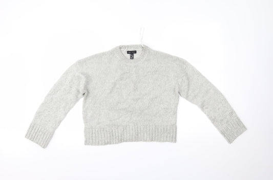Womens UK Size S New Look Grey Pullover Jumper