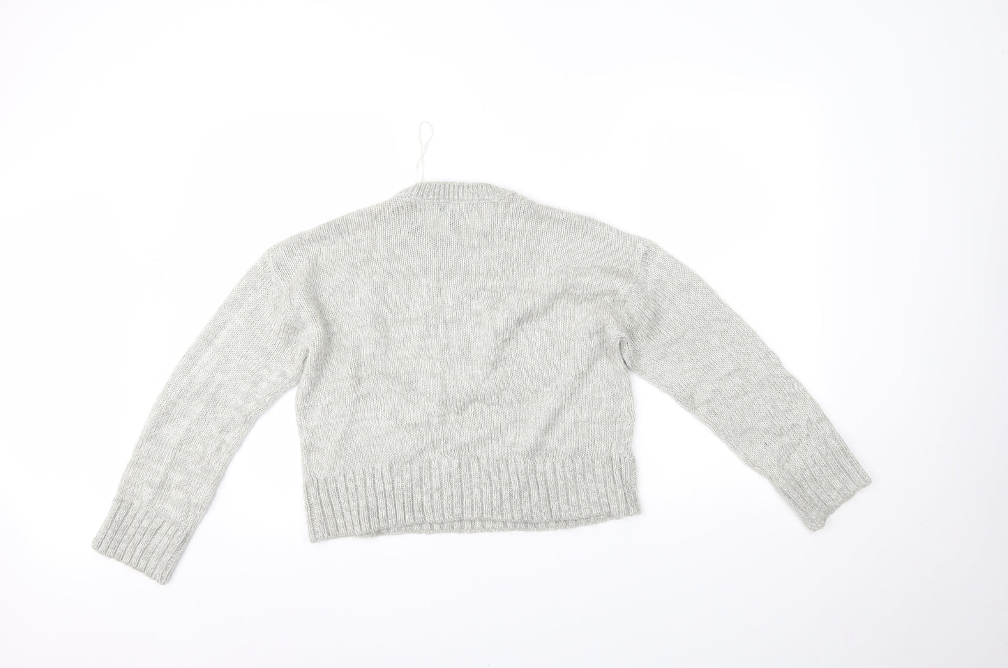 Womens UK Size S New Look Grey Pullover Jumper