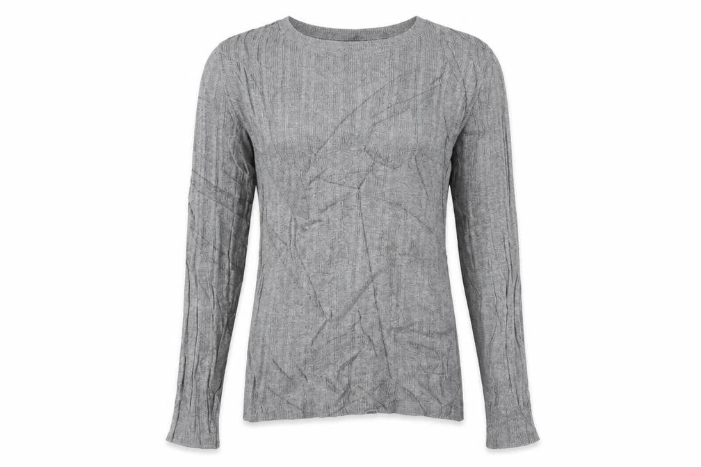 Womens UK Size L Primark Grey Basic Blouse