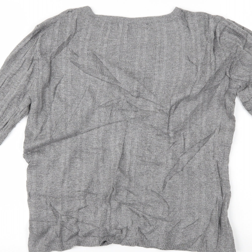 Primark Womens Grey   Basic Blouse Size L
