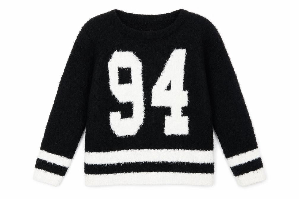 Womens UK Size XS H&M Black Pullover Jumper