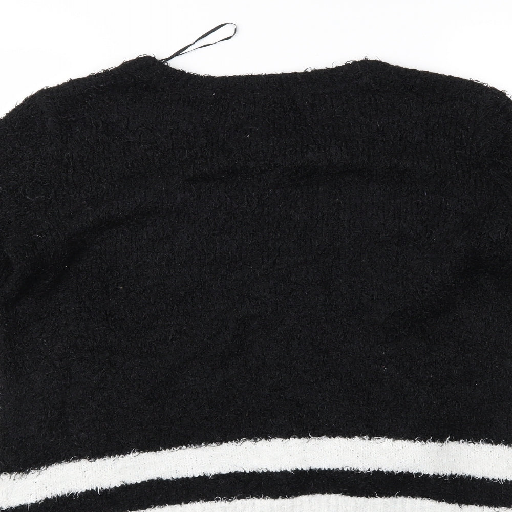 Womens UK Size XS H&M Black Pullover Jumper