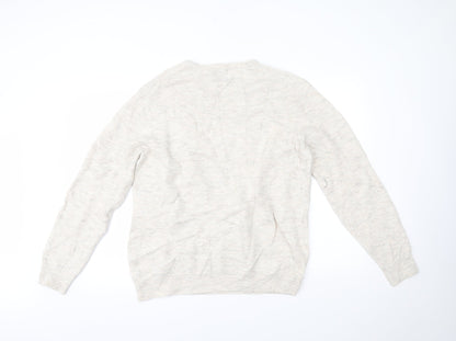 Burton Mens Ivory   Pullover Jumper Size L