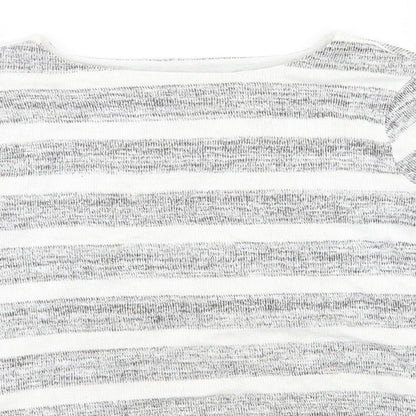Womens UK Size 8 Phase Eight Grey Basic T-Shirt