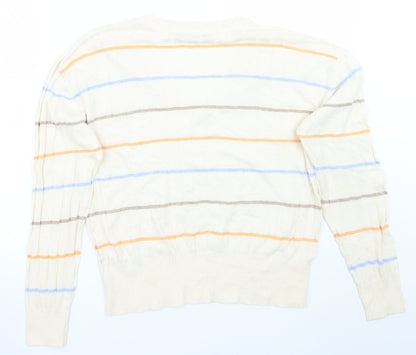 Womens UK Size L Marks and Spencer Beige Pullover Jumper