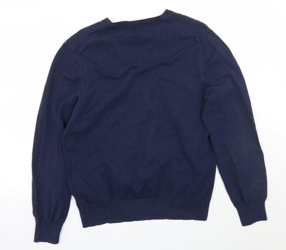 Womens UK Size L Preworn Blue Pullover Jumper