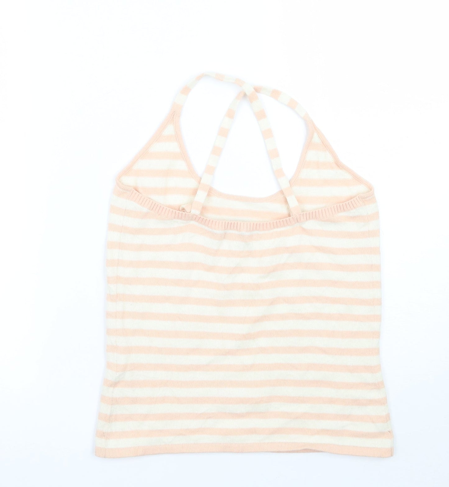 Fenn Wright Manson Womens Pink Striped  Basic T-Shirt Size M