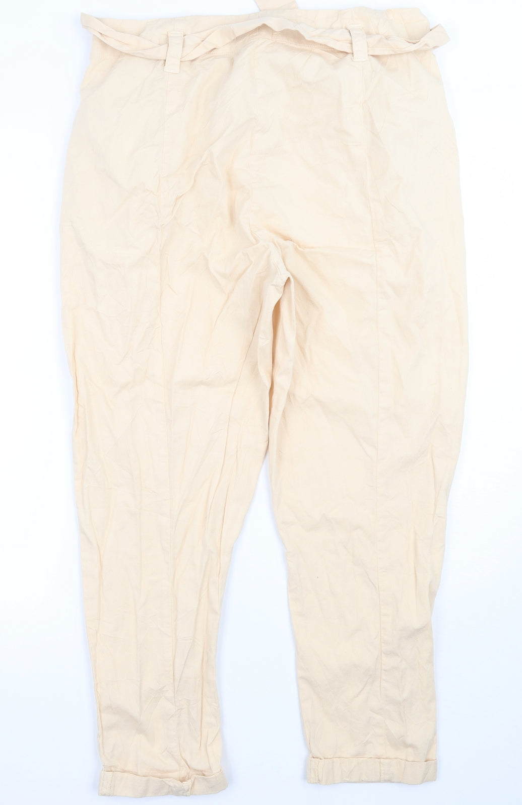 Miss Selfridge Womens Beige   Trousers  Size 14 L26 in