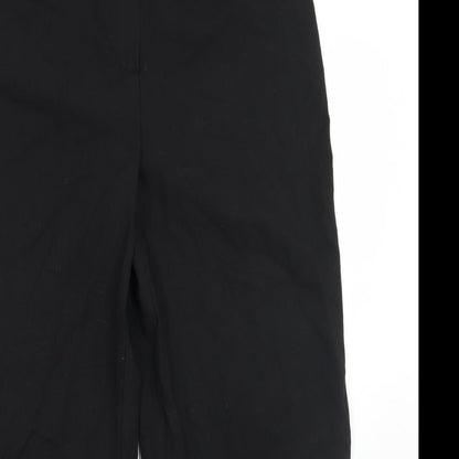 Womens UK Size 16 Essentials Regular Fit  Black Trousers