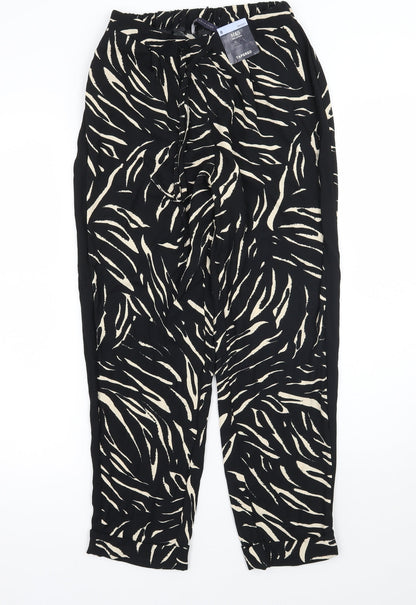Womens UK Size 8 Marks and Spencer Regular Fit  Black Trousers