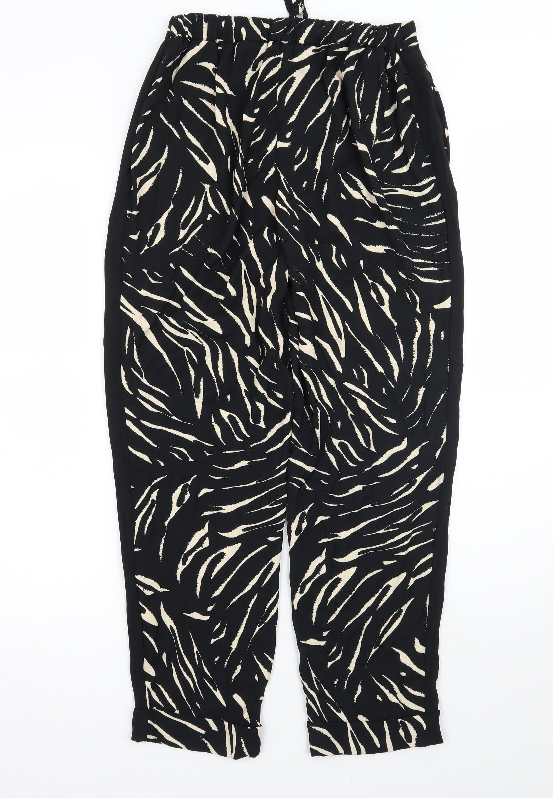 Womens UK Size 8 Marks and Spencer Regular Fit  Black Trousers