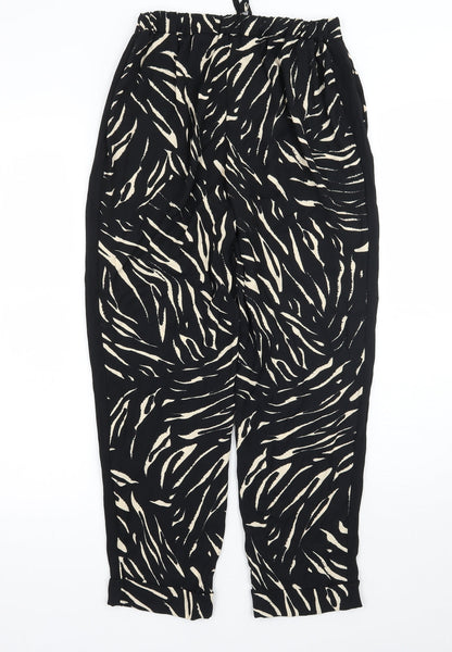 Womens UK Size 8 Marks and Spencer Regular Fit  Black Trousers