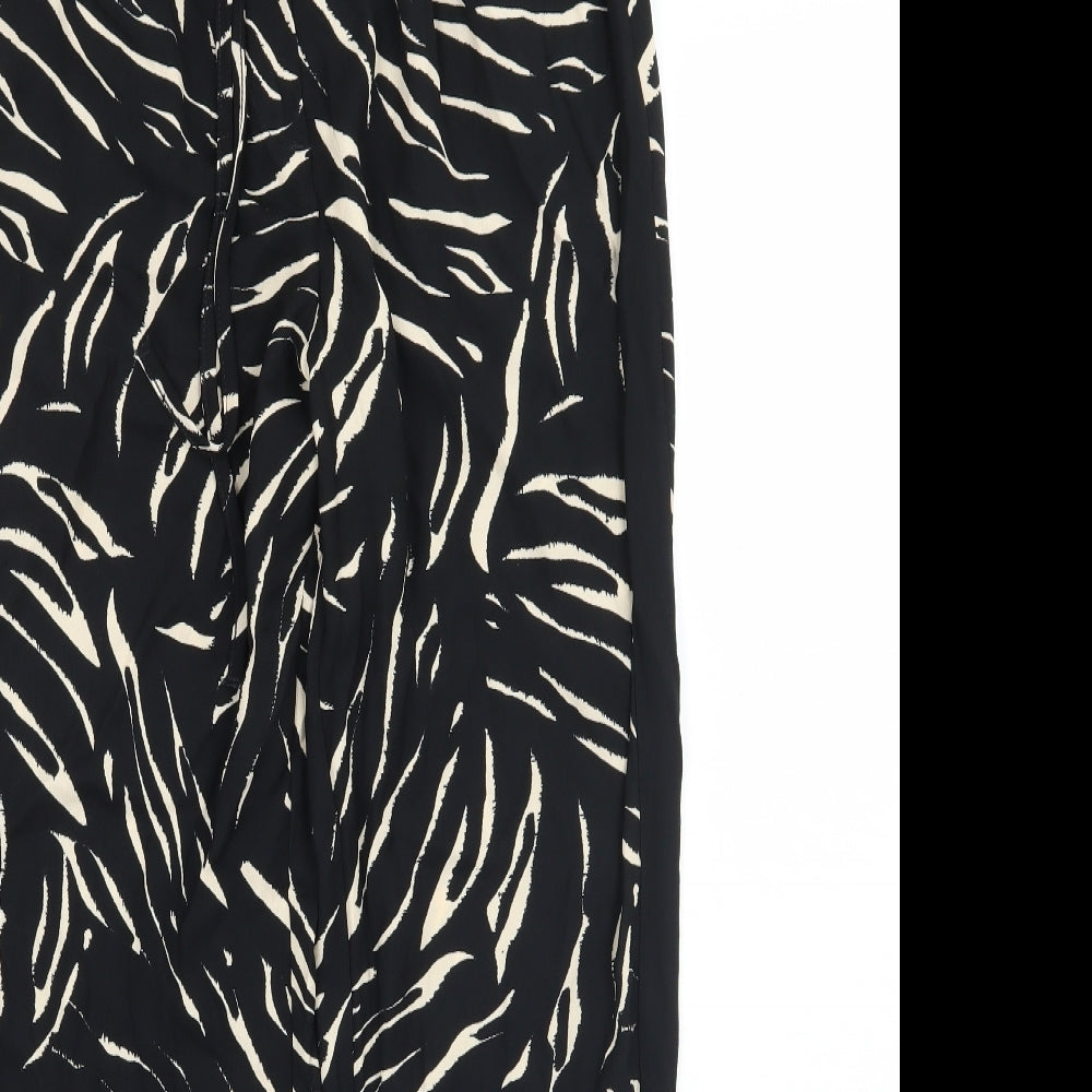 Womens UK Size 8 Marks and Spencer Regular Fit  Black Trousers